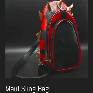 Star Wars Darth Maul Sling Bag With Pin Collecting Panel By Padawan Pins